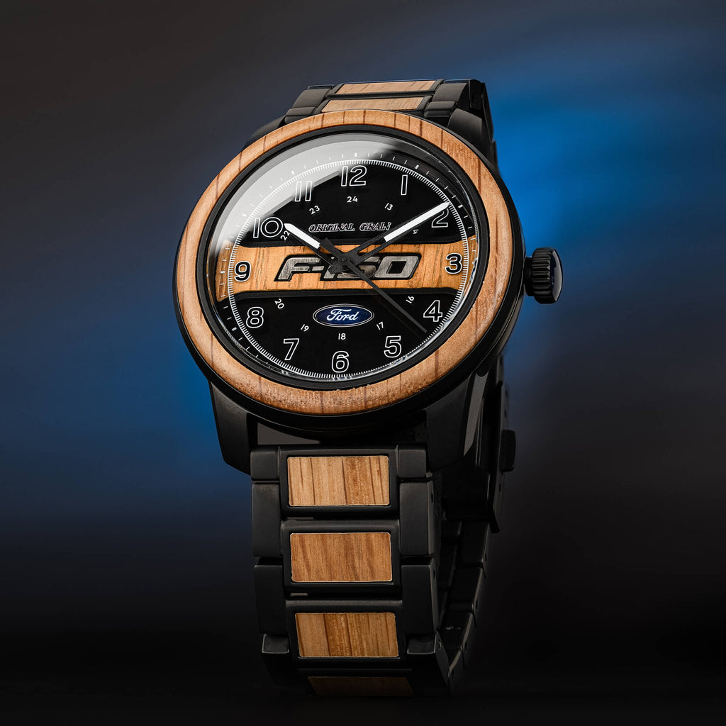 Original Grain Ford F-150 Barrel Watch 44mm — Quartz Timepiece