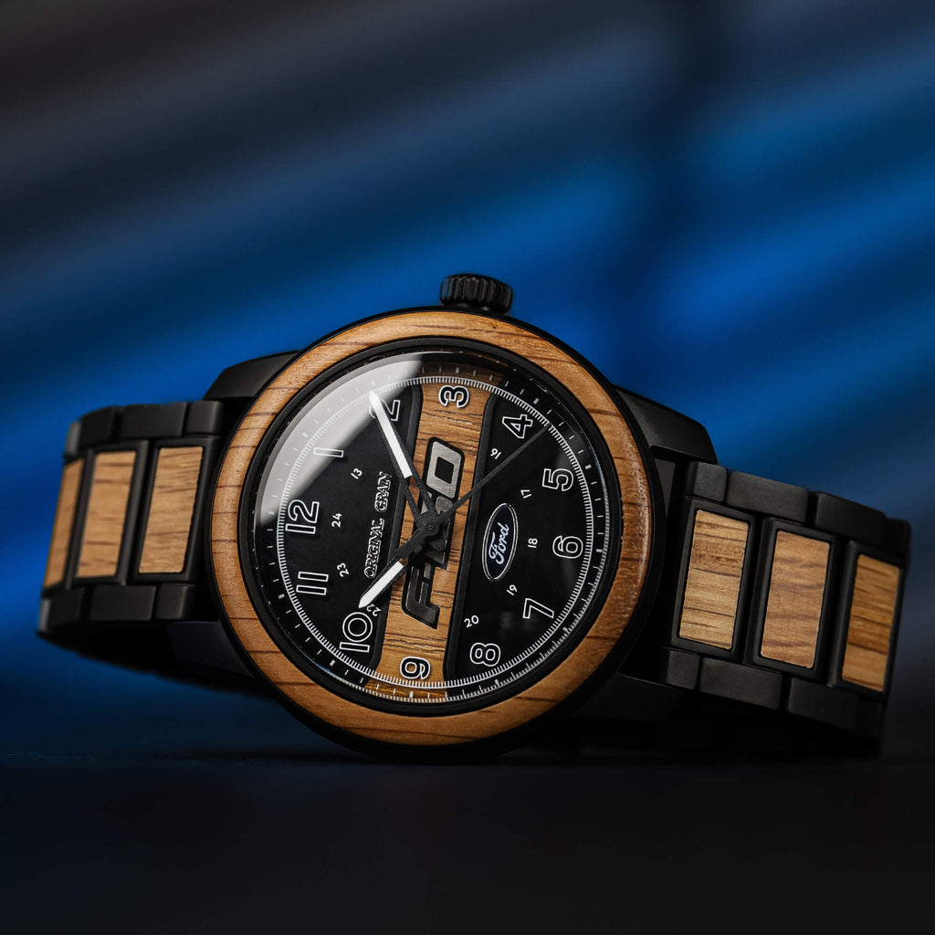 Original Grain Ford F-150 Barrel Watch 44mm — Quartz Timepiece
