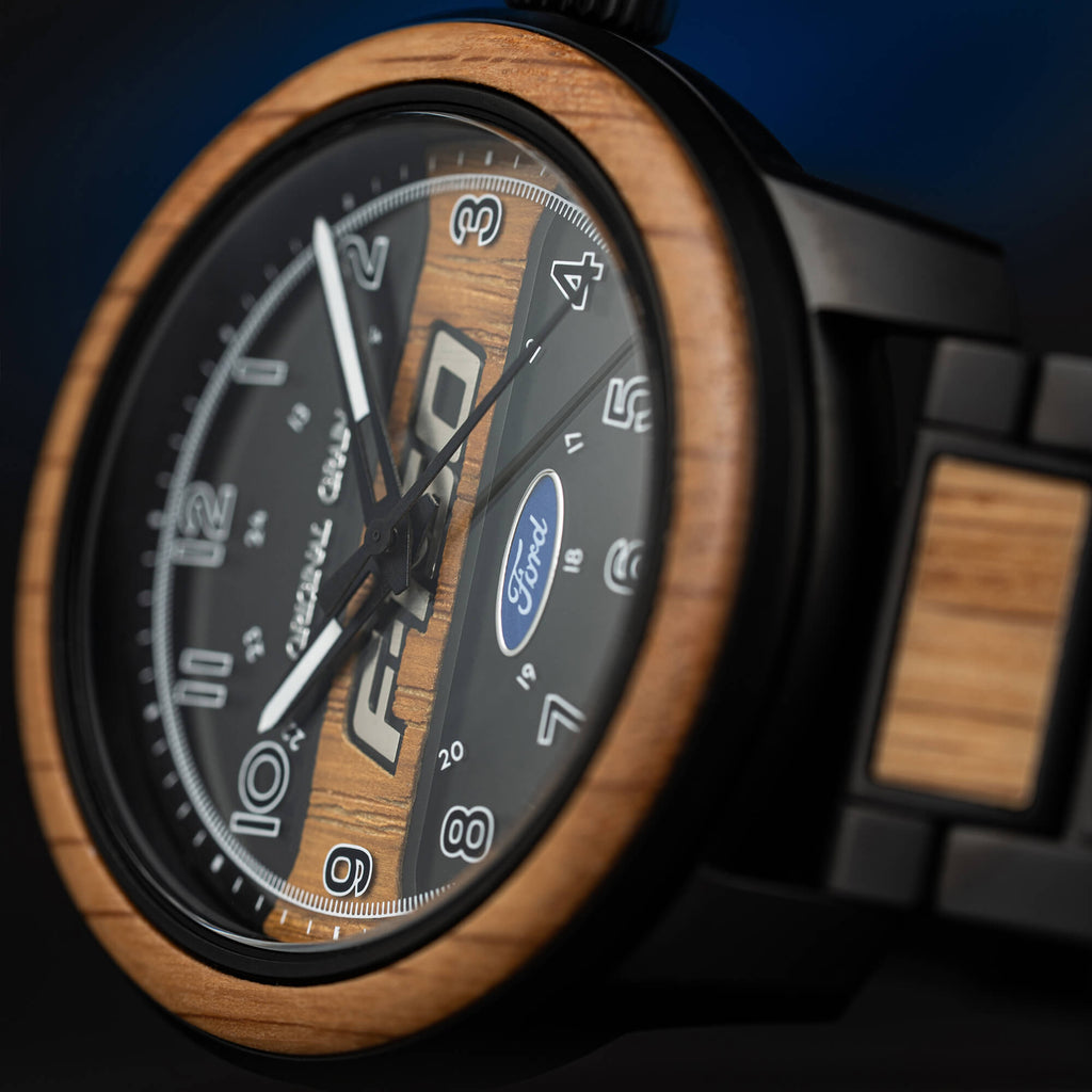 Original Grain Ford F-150 Barrel Watch 44mm — Quartz Timepiece