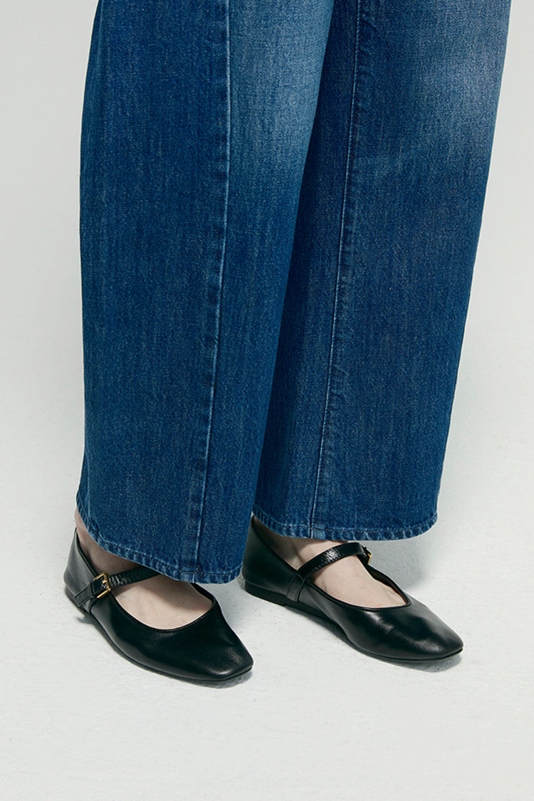 Crush Curve Ankle Jeans HJ052