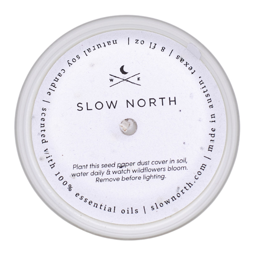 Slow North Midnight Garden Soy Candle — Lavender, Rosemary & Geranium