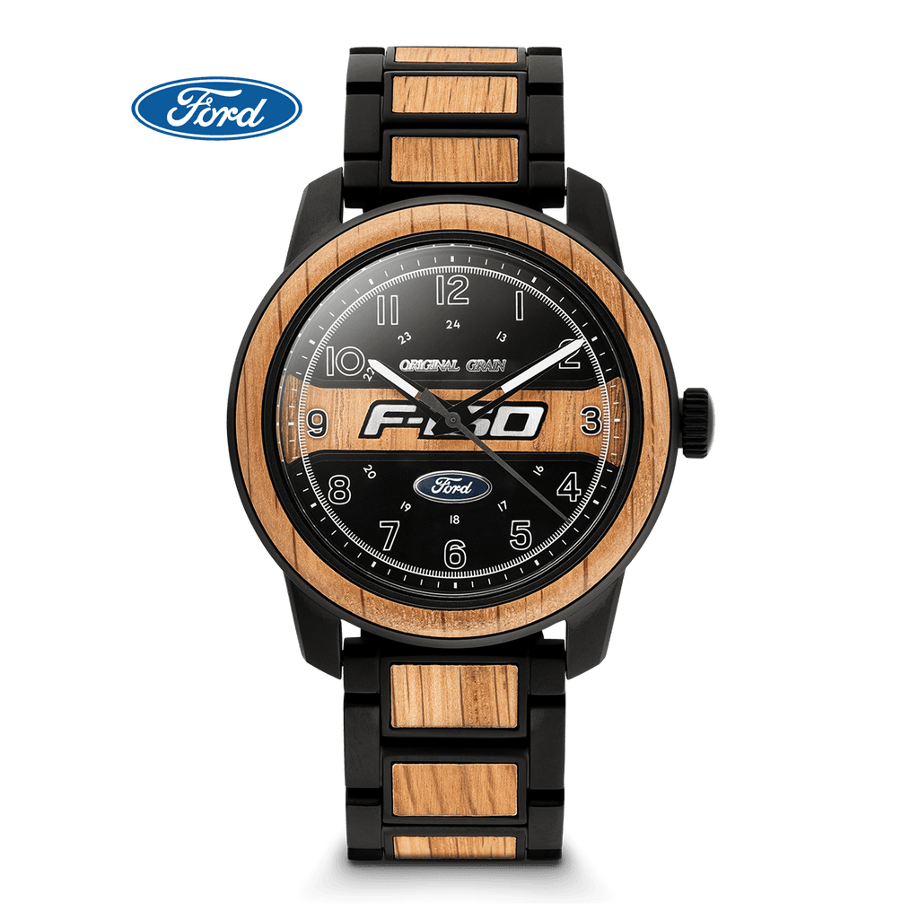 Original Grain Ford F-150 Barrel Watch 44mm — Quartz Timepiece