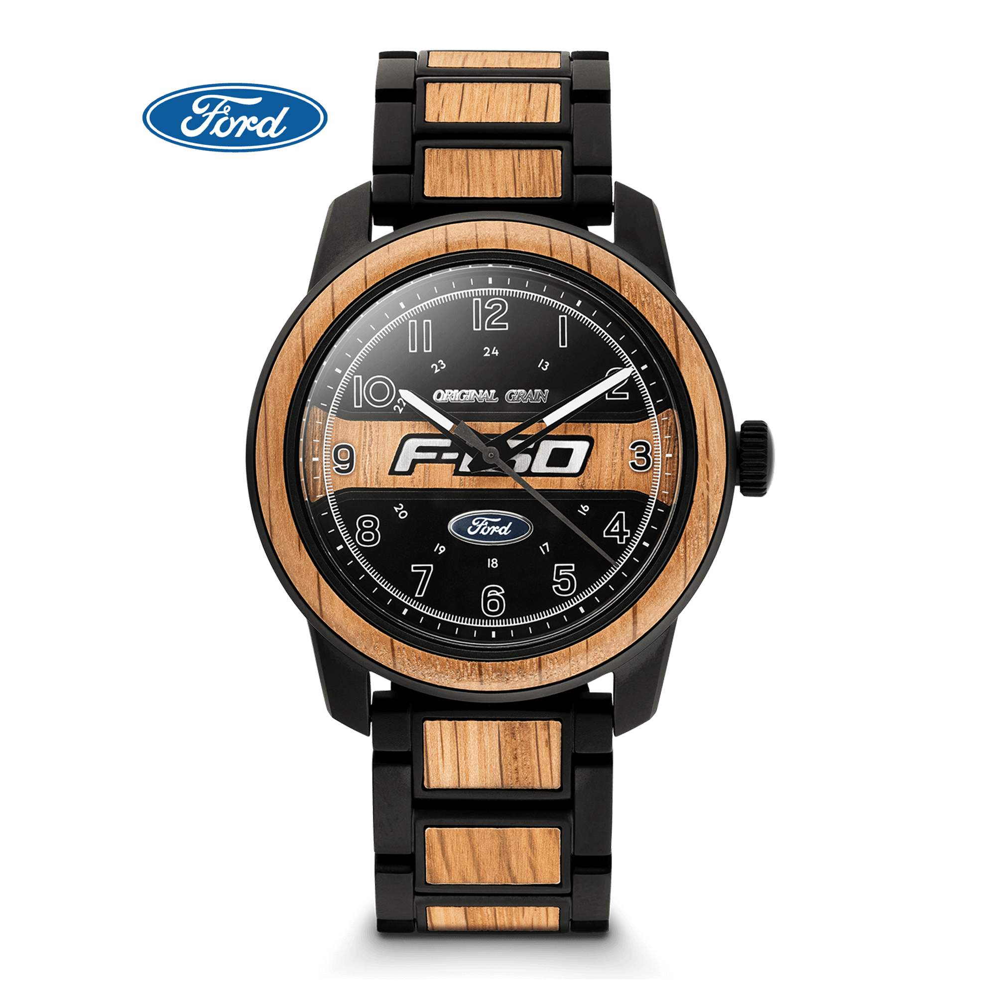 Original Grain Ford F-150 Barrel Watch 44mm — Quartz Timepiece